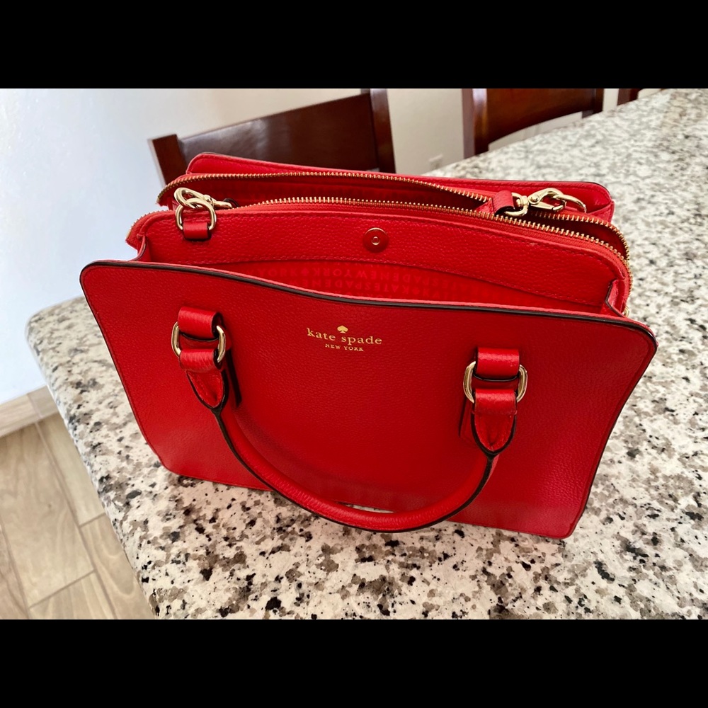 Kate Spade | Hot Chili Red Reese Satchel